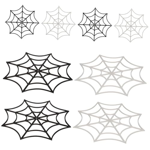 Toyvian 12 Stück Teiliges Halloween Spinnennetz Realistische Deko Spinnweben in Schwarz und Weiß Vielseitige Partydeko für Gruselige Halloween Stimmung Langlebiges Material Einfache Toyvian 12 Stück Teiliges Halloween Spinnennetz Realistische Deko Spinnweben in Schwarz und Weiß Vielseitige Partydeko für Gruselige Halloween Stimmung Langlebiges Material Einfache von Toyvian