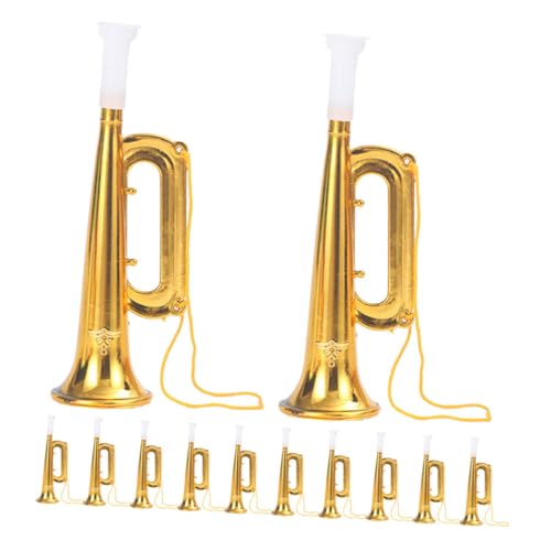 Toyvian 12 Stück Teiliges Kunststoff Trompete für Musikinstrument Kreativität und Musikalität für Partys Geburtstage und Feste Toyvian 12 Stück Teiliges Kunststoff Trompete für Musikinstrument Kreativität und Musikalität für Partys Geburtstage und Feste von Toyvian