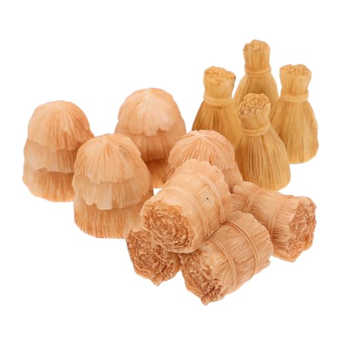 Toyvian 12 Stück Teiliges Mini Heuballen aus Langlebigem Kunststoff mit Stabilem Sockel Kleine Heuhaufen Dekoration für Puppenhäuser Herbstbasteln und Gartendeko Naturgetreue Mini Toyvian 12 Stück Teiliges Mini Heuballen aus Langlebigem Kunststoff mit Stabilem Sockel Kleine Heuhaufen Dekoration für Puppenhäuser Herbstbasteln und Gartendeko Naturgetreue Mini von Toyvian