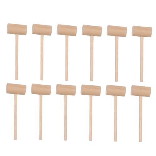Toyvian 12 Stück Teiliges Mini Holzhammer Pädagogisches Langlebiger Solidhölzerner Klopfhammer mit Langem Griff Fördert Hand Koordination und Geschicklichkeit Geeignet für Kleinkinder Toyvian 12 Stück Teiliges Mini Holzhammer Pädagogisches Langlebiger Solidhölzerner Klopfhammer mit Langem Griff Fördert Hand Koordination und Geschicklichkeit Geeignet für Kleinkinder von Toyvian