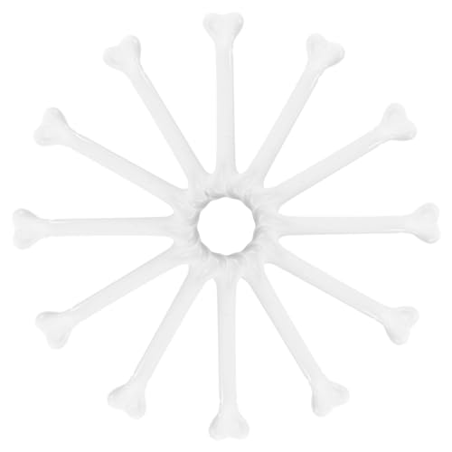 Toyvian 12 Stück Teiliges Mini Skelett Knochen Realistische Halloween Dekoration für Partys Requisiten für DIY Bastelprojekte Gruselige Accessoires für Zuhause und Kostüme von Toyvian