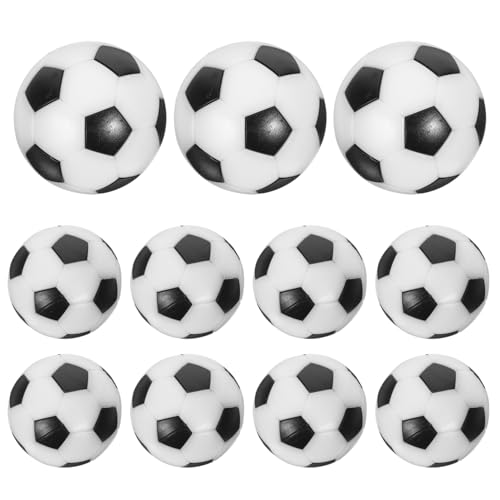 Toyvian 12 Stück Teiliges Mini Tischfußball Ersatzbälle aus Umweltfreundlichem Resin Schwarze Kunststoffkugeln für Standard Tischfußballspiele Langlebig für Drinnen Toyvian 12 Stück Teiliges Mini Tischfußball Ersatzbälle aus Umweltfreundlichem Resin Schwarze Kunststoffkugeln für Standard Tischfußballspiele Langlebig für Drinnen von Toyvian