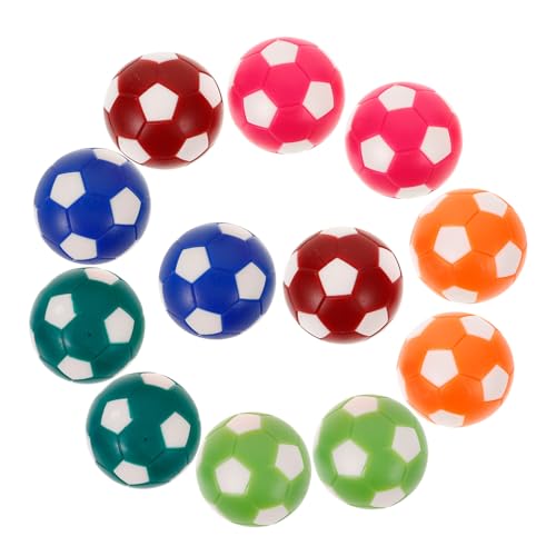 Toyvian 12 Stück Teiliges Mini tischfußball Ball Kompakt für Kickertisch Ersatz fußbälle für Tischkicker für Gesellige Spiele und Schnelle Matches dem Schreibtisch von Toyvian