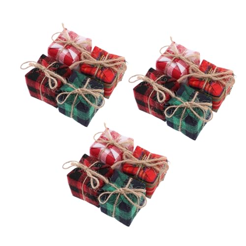 Toyvian 12 Stück Teiliges Miniatur Boxen aus Stabilem und Niedliche Puppenhaus Deko Vielfältige Farbkombinationen für Tischdeko Weihnachtsbaum und DIY Toyvian 12 Stück Teiliges Miniatur Boxen aus Stabilem und Niedliche Puppenhaus Deko Vielfältige Farbkombinationen für Tischdeko Weihnachtsbaum und DIY von Toyvian