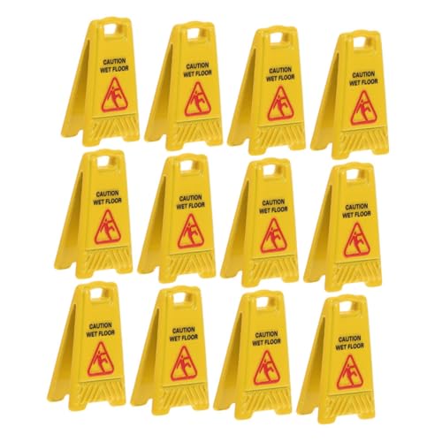 Toyvian 12 Stück Teiliges Miniatur Warnschild Nasse Böden Realistische Puppenhaus Warnzeichen Kleine Rutschige Sicherheitsschilder für Kinderspiel und Sicherheitsbewusstsein Toyvian 12 Stück Teiliges Miniatur Warnschild Nasse Böden Realistische Puppenhaus Warnzeichen Kleine Rutschige Sicherheitsschilder für Kinderspiel und Sicherheitsbewusstsein von Toyvian