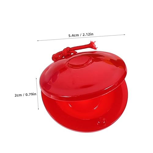 Toyvian 12 Stück Teiliges Orff Percussion aus Robustem Farbenfrohe Finger Castanets für Musikalisches Lernspielzeug Rhythmusgefühl und Klangwahrnehmung für Musikalische Früherziehung von Toyvian