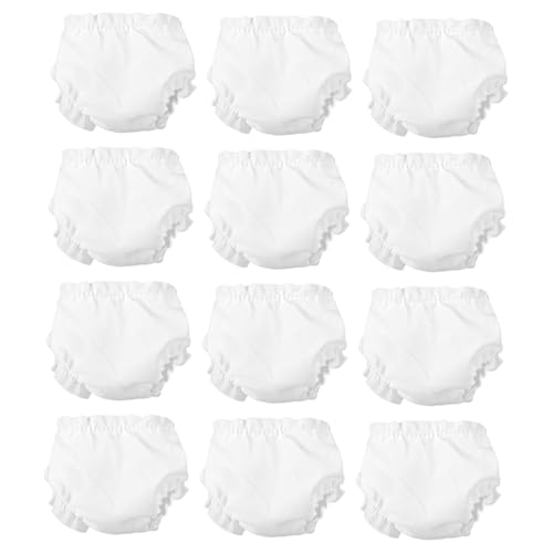 Toyvian 12 Stück Teiliges Puppen-unterwäsche Weichem Puppenkleidungszubehör Puppen Bequeme Puppenunterhosen für Puppenspiel und Kindererziehung Toyvian 12 Stück Teiliges Puppen-unterwäsche Weichem Puppenkleidungszubehör Puppen Bequeme Puppenunterhosen für Puppenspiel und Kindererziehung von Toyvian