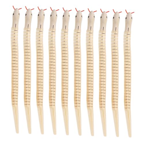Toyvian 12 Stück Teiliges Set Flexible Naturbelassene Holzspielzeug Schlangen Realistisch Gestaltete Wackelschlangen für Bastelprojekte Geburtstagsfeiern und Kreative Rollenspiele Toyvian 12 Stück Teiliges Set Flexible Naturbelassene Holzspielzeug Schlangen Realistisch Gestaltete Wackelschlangen für Bastelprojekte Geburtstagsfeiern und Kreative Rollenspiele von Toyvian