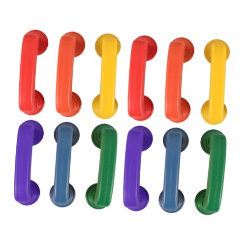 Toyvian 12 Stück Teiliges Spieltelefon Flüstertelefone für Sprachtherapie Interaktives Rollenspiel Geeignet für Erwachsene Fördert Leseflüssigkeit und Soziale Fähigkeiten von Toyvian