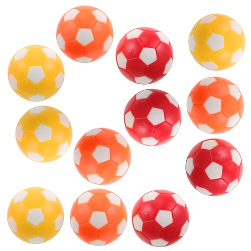 Toyvian 12 Stück Teiliges Tischfußball Ersatzbälle Passend für Mini Tischkicker Langlebige Kickerbälle für Familienspiele und Gesellige Wettbewerbe von Toyvian