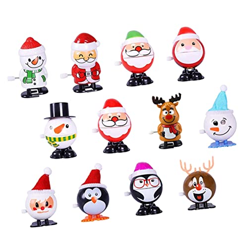 Toyvian 12 Stück Teiliges Weihnachts Santa Tragbare Lustige Aufziehfiguren mit Niedlichem Design Geschenkidee und Dekoration für Weihnachten und Geburtstagen Toyvian 12 Stück Teiliges Weihnachts Santa Tragbare Lustige Aufziehfiguren mit Niedlichem Design Geschenkidee und Dekoration für Weihnachten und Geburtstagen von Toyvian