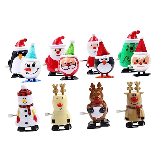 Toyvian 12 Stück Teiliges Weihnachtsmann Aufziehspielzeug Bunte Mini Wind Up Figuren Sichere Kunststoffausführung Lustige Tischdekoration und Originelle Weihnachtsdeko für Familie Toyvian 12 Stück Teiliges Weihnachtsmann Aufziehspielzeug Bunte Mini Wind Up Figuren Sichere Kunststoffausführung Lustige Tischdekoration und Originelle Weihnachtsdeko für Familie von Toyvian