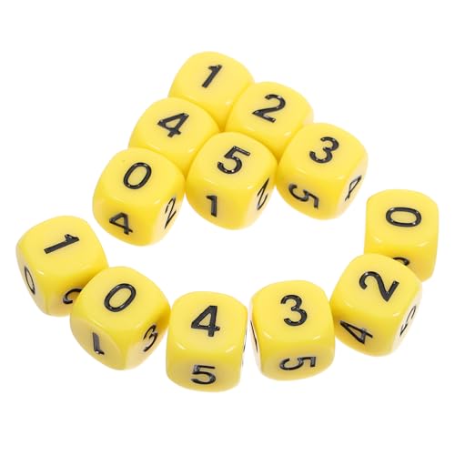 Toyvian 12 Stück Teiliges Zahlenwürfel Seitige Würfel für Brettspiele Lernspiele und Matheunterricht Leicht Tragbar für Spiel und Partyzubehör Toyvian 12 Stück Teiliges Zahlenwürfel Seitige Würfel für Brettspiele Lernspiele und Matheunterricht Leicht Tragbar für Spiel und Partyzubehör von Toyvian