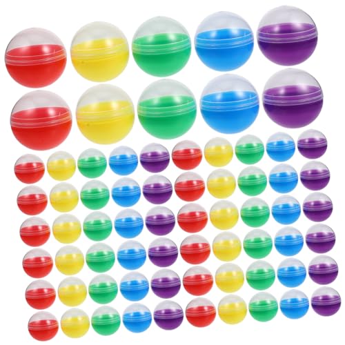 Toyvian 120 Stück Bunte Halbtransparente Runde Kunststoffbehälter Befüllbare Vending Machine Kapseln Wiederverwendbar Leicht zu Öffnen für Süßigkeiten Partygeschenke Toyvian 120 Stück Bunte Halbtransparente Runde Kunststoffbehälter Befüllbare Vending Machine Kapseln Wiederverwendbar Leicht zu Öffnen für Süßigkeiten Partygeschenke von Toyvian