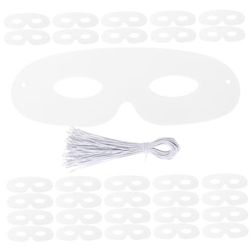 Toyvian 120 Stück Leere Papiermaske Papiermasken leere Masken Halbmasken Kostüm-Party-Maske Maskerade Masken Halloween -Partymasken Zubehör für Halloween-Partys Maskerademaske basteln Weiß Toyvian 120 Stück Leere Papiermaske Papiermasken leere Masken Halbmasken Kostüm-Party-Maske Maskerade Masken Halloween -Partymasken Zubehör für Halloween-Partys Maskerademaske basteln Weiß von Toyvian