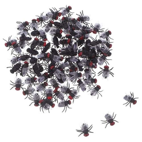 Toyvian 120 Stück Teiliges Realistische Plastikfliegen Wiederverwendbare Kleine Fake Bugs für Halloween Aprilscherz Partydekoration und Kreative Foto und Videoideen Toyvian 120 Stück Teiliges Realistische Plastikfliegen Wiederverwendbare Kleine Fake Bugs für Halloween Aprilscherz Partydekoration und Kreative Foto und Videoideen von Toyvian
