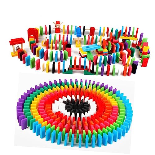 Toyvian 120st Holzbausteine Domino-bausteine Bambus Colorful Toyvian 120st Holzbausteine Domino-bausteine Bambus Colorful von Toyvian