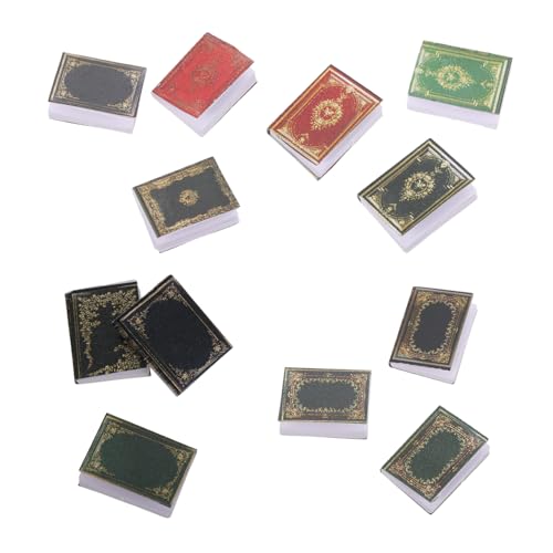 Toyvian Vivid Mini Home Bücher Ornamente 12 Stück Miniatur Bücher Dekorationen Für Puppenhäuser Toyvian Vivid Mini Home Bücher Ornamente 12 Stück Miniatur Bücher Dekorationen Für Puppenhäuser von Toyvian