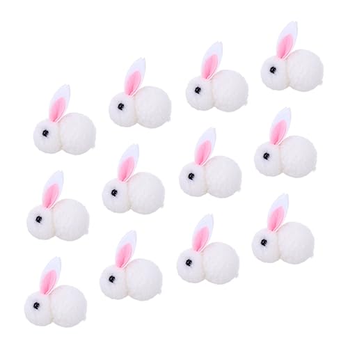 Toyvian Mini Bunny Plüsch Weihnachten Spielzeug Decor Desktop Puppe Dekoration Weihnachten Baum Decor Party Bunny Decor von Toyvian