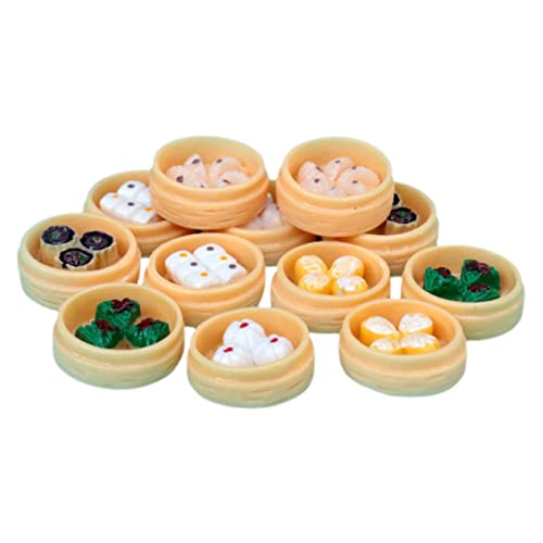 Toyvian 12St Simulation kleines Dampfbrötchen Kinderdekoration kleine Ornamentdekoration Tank die chinesen Chaps Mini-Food-Requisite Modelle für gedämpfte Brötchen Harz Toyvian 12St Simulation kleines Dampfbrötchen Kinderdekoration kleine Ornamentdekoration Tank die chinesen Chaps Mini-Food-Requisite Modelle für gedämpfte Brötchen Harz von Toyvian