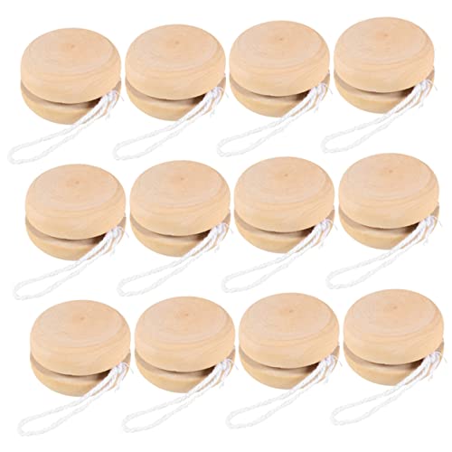 Toyvian 12St Yoyo-Ball basteln für bastelmaterial für Bemalbares Yo-Yo spielsachen für Kid Toys Party-Yo-Yo kleine Holzkugeln kreative Jo-Jo-Bälle hölzern Toyvian 12St Yoyo-Ball basteln für bastelmaterial für Bemalbares Yo-Yo spielsachen für Kid Toys Party-Yo-Yo kleine Holzkugeln kreative Jo-Jo-Bälle hölzern von Toyvian