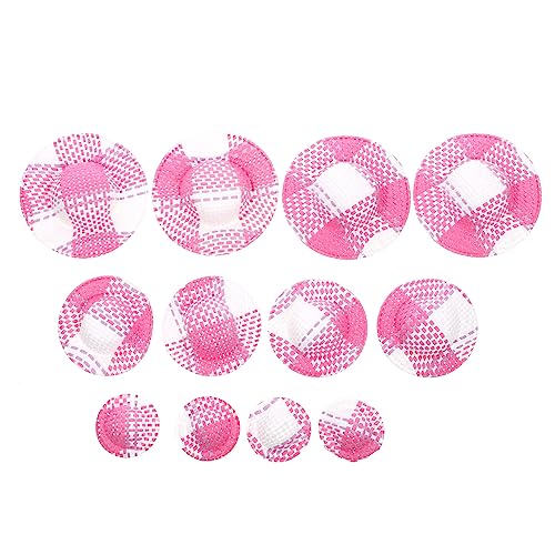 Toyvian 12St gestreiftes Hutzubehör Kappe Brauthut Figur Mütze puppenkleidung doll Accessories Puppenhut Mini-Sonnenhut Minihüte zum Ankleiden von Puppen Papier Rosy Toyvian 12St gestreiftes Hutzubehör Kappe Brauthut Figur Mütze puppenkleidung doll Accessories Puppenhut Mini-Sonnenhut Minihüte zum Ankleiden von Puppen Papier Rosy von Toyvian
