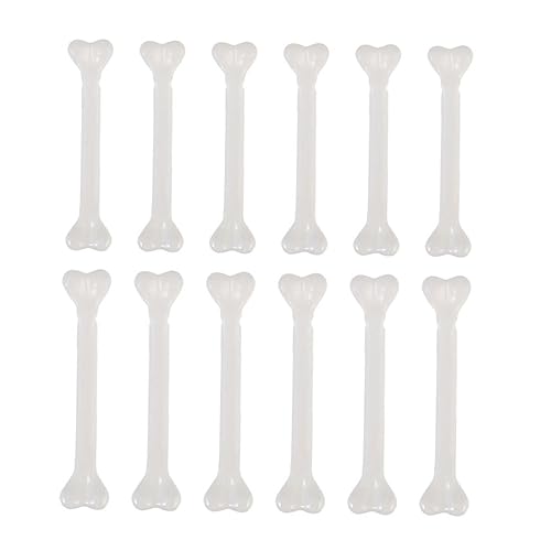 Toyvian 12Stücke Plastikknochen für Halloween Realistische Knochendekorationen Requisiten für Höhlenmenschenpartys und Spukhäuser Halloween Deko für Unvergessliche von Toyvian