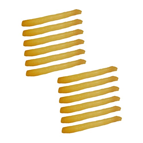 Toyvian 12pcs Pommes Pommes-House-Simulation Chips Model Kinderküchenspielzeug Spielen Essen Toyvian 12pcs Pommes Pommes-House-Simulation Chips Model Kinderküchenspielzeug Spielen Essen von Toyvian
