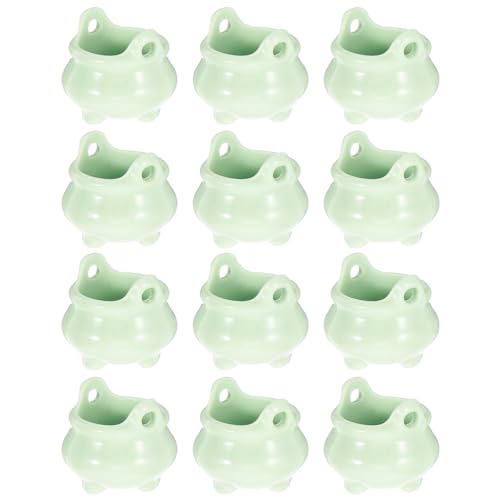Toyvian 12st Halloween- Eimer Halloween-miniaturen in Loser Schüttung Halloween-Spinnennetz Halloween-kesselstativ Für Den Außenbereich Blaumann Diffusor Plastik von Toyvian
