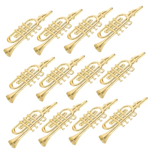 Toyvian 12st Weihnachtsdekoration Weihnachtsgirlande Musikspielzeug Horn Mini-Klarinette Gefälschte Trompete -trompete Mini-Sachen Puppenhaus-trompete Miniaturen Plastik Golden Toyvian 12st Weihnachtsdekoration Weihnachtsgirlande Musikspielzeug Horn Mini-Klarinette Gefälschte Trompete -trompete Mini-Sachen Puppenhaus-trompete Miniaturen Plastik Golden von Toyvian
