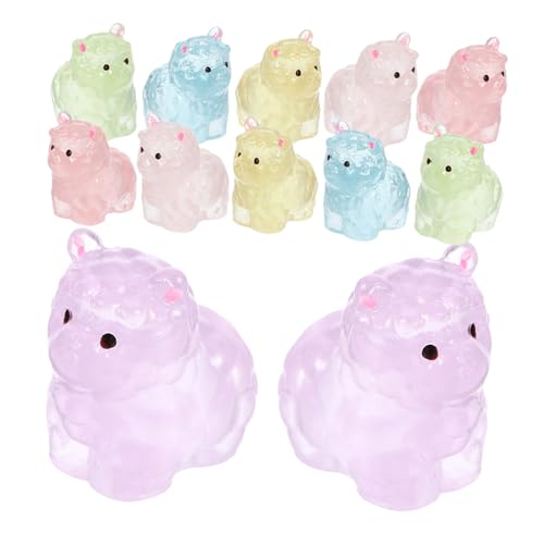 Toyvian 12stücke Mini-tierfiguren Aus Kunstharz Kleine Tierornamente Für Miniaturgärten Mikrolandschaften Und Heimdekoration Wiederverwendbar Und Robust von Toyvian