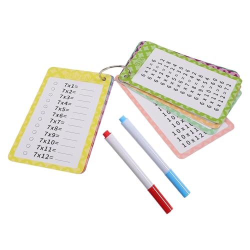 Toyvian Lernkarten Für Kinder 13-teiliges Mathe-lernkartenset Mit Addition Subtraktion Multiplikation Und Division Für Lernspiele Für Schulkinder Toyvian Lernkarten Für Kinder 13-teiliges Mathe-lernkartenset Mit Addition Subtraktion Multiplikation Und Division Für Lernspiele Für Schulkinder von Toyvian