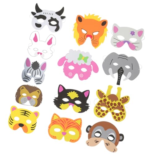 Toyvian 13 Stück tierische Maske halloween masken halloweenmaske hallowen masks halloween masks faschings masken Geburtstag Cosplay Hunde Party süße Tiermaske Halloween-Maskenstütze Eva Toyvian 13 Stück tierische Maske halloween masken halloweenmaske hallowen masks halloween masks faschings masken Geburtstag Cosplay Hunde Party süße Tiermaske Halloween-Maskenstütze Eva von Toyvian