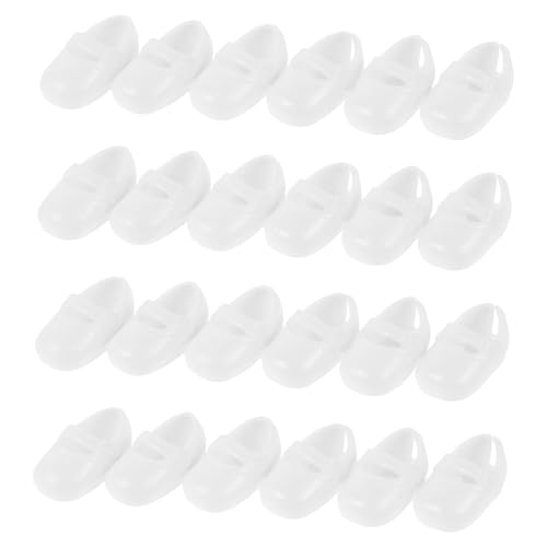 Toyvian 135 Paare Mini Schuhe für Puppen Bunte Plastikstiefel mit Rutschfesten Sohlen Kreative Dress Up Accessoires für Puppenhäuser und Rollenspiele von Toyvian