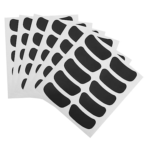 Toyvian Black Eye Stickers – 14 Bögen Mit Fußball-aufklebern Blanko Selbstklebend Entfernbar Und Robust Zum Anfeuern Ihres Teams von Toyvian