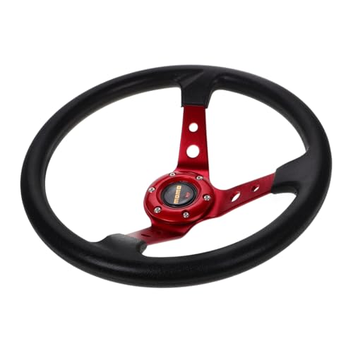 Toyvian 14 Universal Fitment Drifting Pu Material Auto Racing Zubehör Für Golf Cart Truck Simulator Rot von Toyvian
