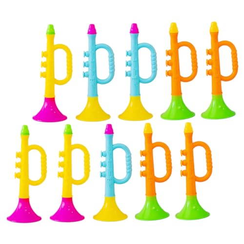 Toyvian 14 Stück Trompete musikinstrumente Musikinstrument hühner Geräuschmacher für draußen Hornspielzeug Fußballhorn- Plastik Toyvian 14 Stück Trompete musikinstrumente Musikinstrument hühner Geräuschmacher für draußen Hornspielzeug Fußballhorn- Plastik von Toyvian