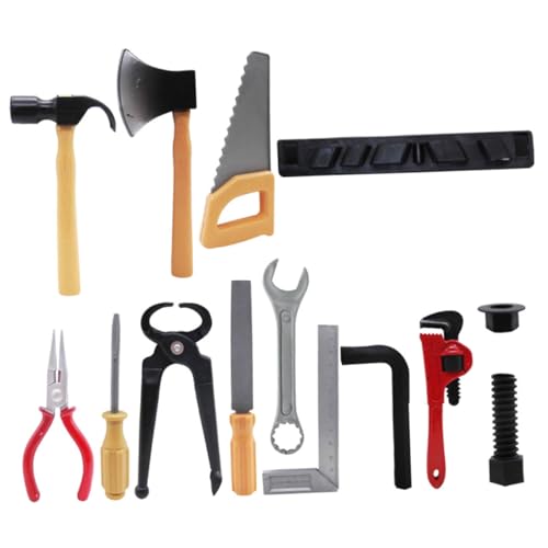 Toyvian 14 Teiliges Werkzeugset Simulation Reparaturwerkzeuge Für Fantasievolles Lernspielzeug Für Jungen Und ädchen Ab 3 Jahren Werkzeugkoffer Für Kleine Handwerker Toyvian 14 Teiliges Werkzeugset Simulation Reparaturwerkzeuge Für Fantasievolles Lernspielzeug Für Jungen Und ädchen Ab 3 Jahren Werkzeugkoffer Für Kleine Handwerker von Toyvian