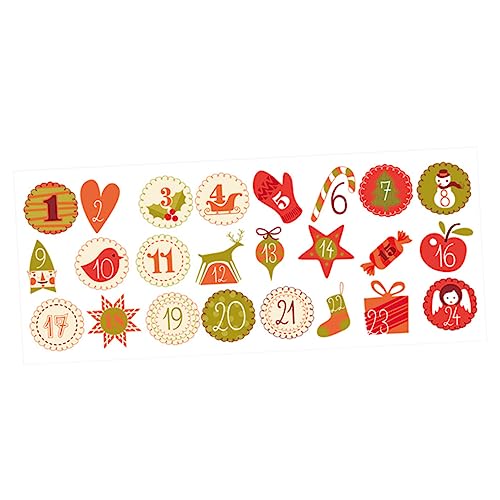 Toyvian 144 Blatt Weihnachtsaufkleber weihnachtsbasteln Weihnachts basteln Number Stickers weihnachtsdeko weihnachtsdeko Weihnachts Deke Weihnachtsabziehbilder Weihnachtsetiketten Toyvian 144 Blatt Weihnachtsaufkleber weihnachtsbasteln Weihnachts basteln Number Stickers weihnachtsdeko weihnachtsdeko Weihnachts Deke Weihnachtsabziehbilder Weihnachtsetiketten von Toyvian