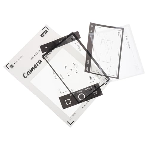 Toyvian Vintage-aufkleberbogen Retro-filmrahmen Scrapbooking-zubehör Robustes PVC Für Bleibende Erinnerungen von Toyvian