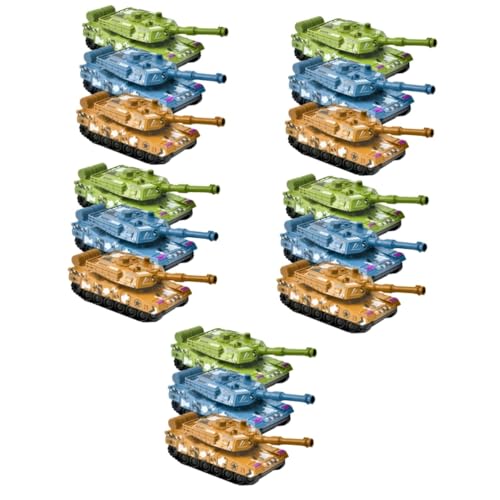 Toyvian 15 STK Panzer Spielzeugauto Bagger Spielzeug Für Kinder Panzer-spielset Für Kinder Actionfiguren Aus Dem 2. Weltkrieg Kinder Unterstützen Autos Neufassung Plastik Energie Wagen von Toyvian
