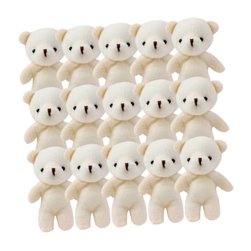 Toyvian 15 Stück Anhänger Für Rucksäcke Ausgestopft Bären Puppe Plüsch Schlüsselbund Winzig Tragen Karikatur Bär Ornament Schlüsselring -charme Cartoon-bär Stoff Weiß Toyvian 15 Stück Anhänger Für Rucksäcke Ausgestopft Bären Puppe Plüsch Schlüsselbund Winzig Tragen Karikatur Bär Ornament Schlüsselring -charme Cartoon-bär Stoff Weiß von Toyvian