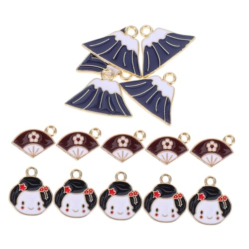 Toyvian 15 Stück Geisha -schmuck Japanische Reize Japanische Partygeschenke Anhänger Zur Schmuckherstellung Halskettenanhänger Selber Machen Blumenperlen Selber Machen Legierung Toyvian 15 Stück Geisha -schmuck Japanische Reize Japanische Partygeschenke Anhänger Zur Schmuckherstellung Halskettenanhänger Selber Machen Blumenperlen Selber Machen Legierung von Toyvian