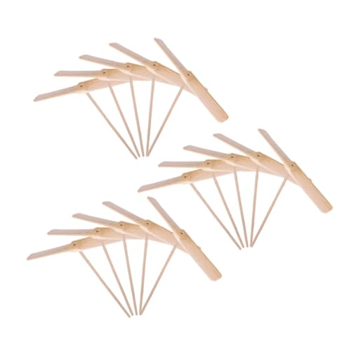 Toyvian Tragbares Fliegendes Libellenspielzeug – 15 Stück – Outdoor-spaß Für Kinder – Aus Holz – Lernspielzeug – Partypreis von Toyvian