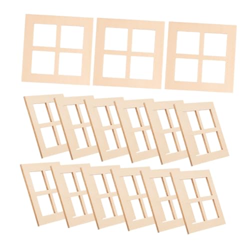 Toyvian 15 Stück Mini Möbelmodell DIY Fensterrahmen Mini Möbel Ornamente Miniatur Puppenmöbel Miniatur Puppenhausfenster Spielhausfenster Holzfenstermodell Beige Holz Toyvian 15 Stück Mini Möbelmodell DIY Fensterrahmen Mini Möbel Ornamente Miniatur Puppenmöbel Miniatur Puppenhausfenster Spielhausfenster Holzfenstermodell Beige Holz von Toyvian
