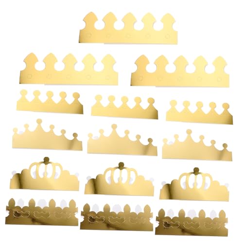 Toyvian 15 Stück Teiliges Geburtstags Papierkronen Bastelpapier Geburtstagsmützen Partyhüte für Erwachsene mit Glänzendem Design für Geburtstagsdekoration und DIY Kronen Basteln Toyvian 15 Stück Teiliges Geburtstags Papierkronen Bastelpapier Geburtstagsmützen Partyhüte für Erwachsene mit Glänzendem Design für Geburtstagsdekoration und DIY Kronen Basteln von Toyvian