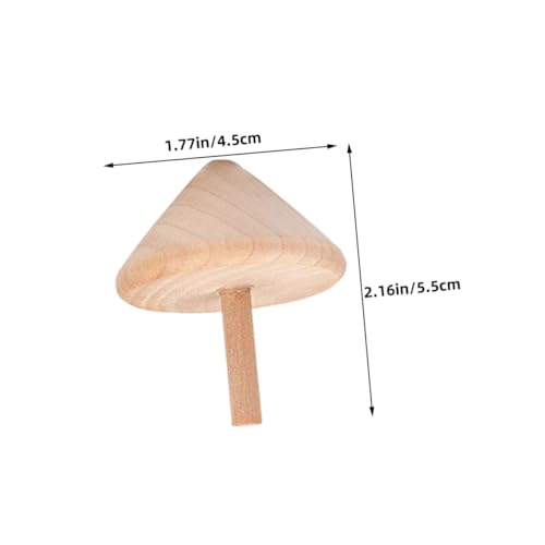 Toyvian 15 Stück Teiliges Holz Gyro zum Bemalen für DIY Holzkreisel Leicht Tragbar Kreatives Bastelspielzeug Motorik und Künstlerischer von Toyvian