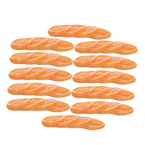 Toyvian 15 Stück Teiliges Mini Baguette Realistische Gefälschte Brotdeko Mini DIY Puppenhaus Zubehör Lebensechte Brotmodelle für Fotorequisiten und Schaufensterdekoration von Toyvian