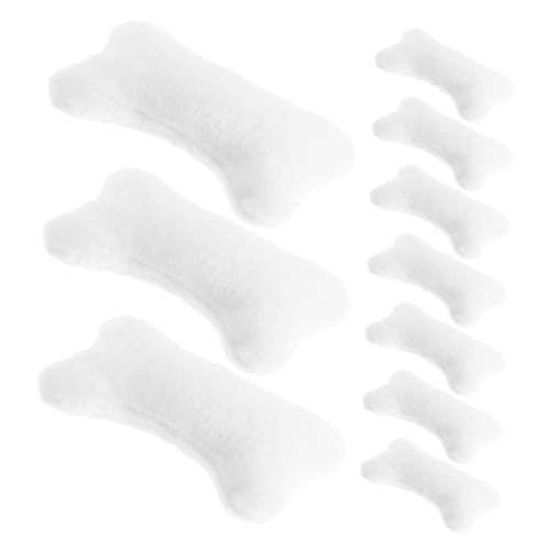 Toyvian 15stücke Miniatur-plüschkissen in Knochenform Set Für Puppenhaus Spielzeugkissen Aus Polyester Dekoratives Kissen Für Mini-Haus Kompaktes Bettspielzeug Zubehör Für von Toyvian