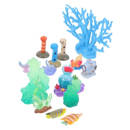 Toyvian 15 Stück Teiliges Miniatur Tierfiguren Resinschmuck für Aquarien Puppenhäuser und Mikrolandschaften Lebendige Unterwasser Dekorationen für Kreative Displays Toyvian 15 Stück Teiliges Miniatur Tierfiguren Resinschmuck für Aquarien Puppenhäuser und Mikrolandschaften Lebendige Unterwasser Dekorationen für Kreative Displays von Toyvian
